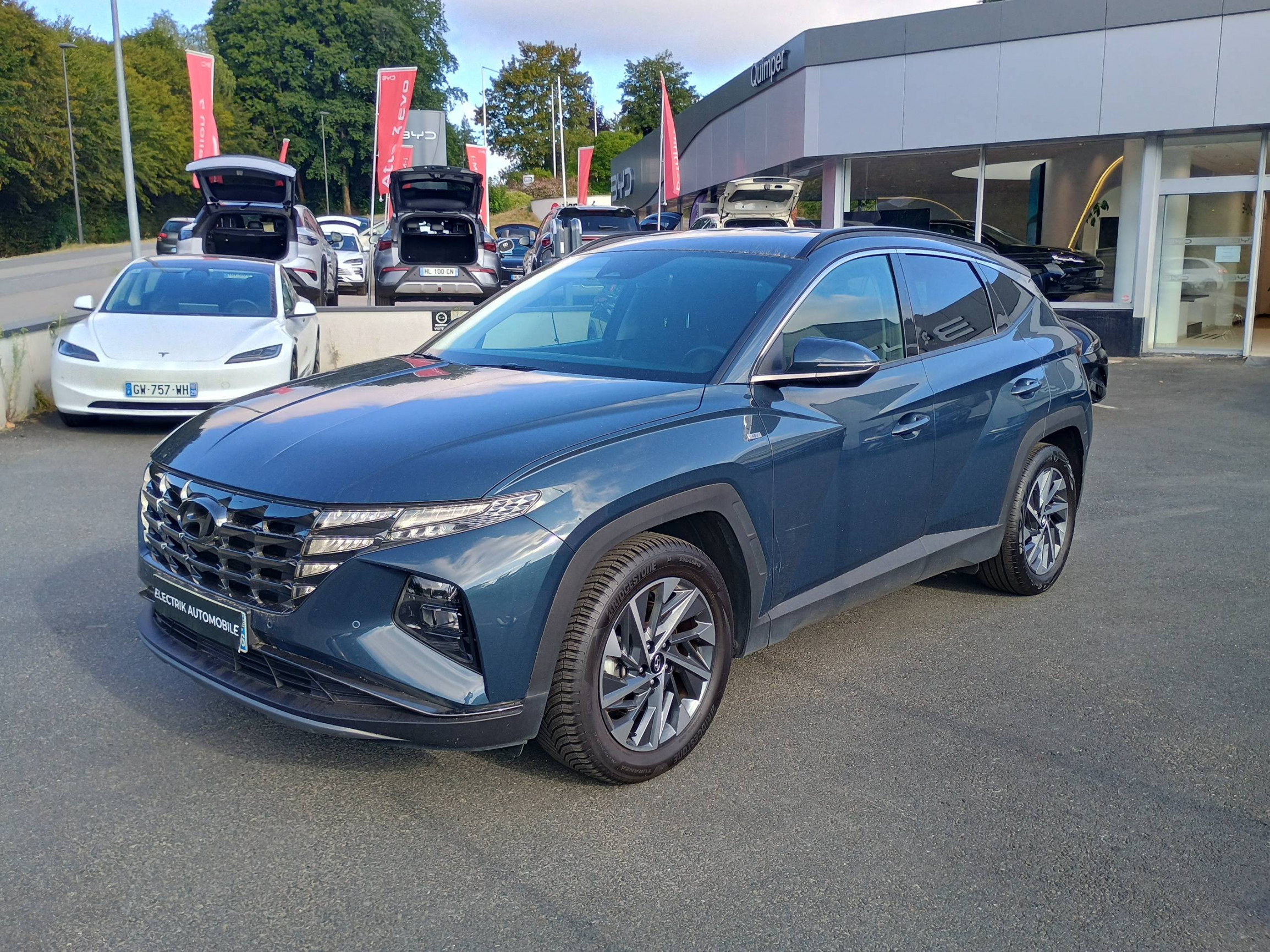 Hyundai Tucson  1.6 CRDi 136 Hybrid 48V DCT-7 occasion de 2023 en vente à Quimper