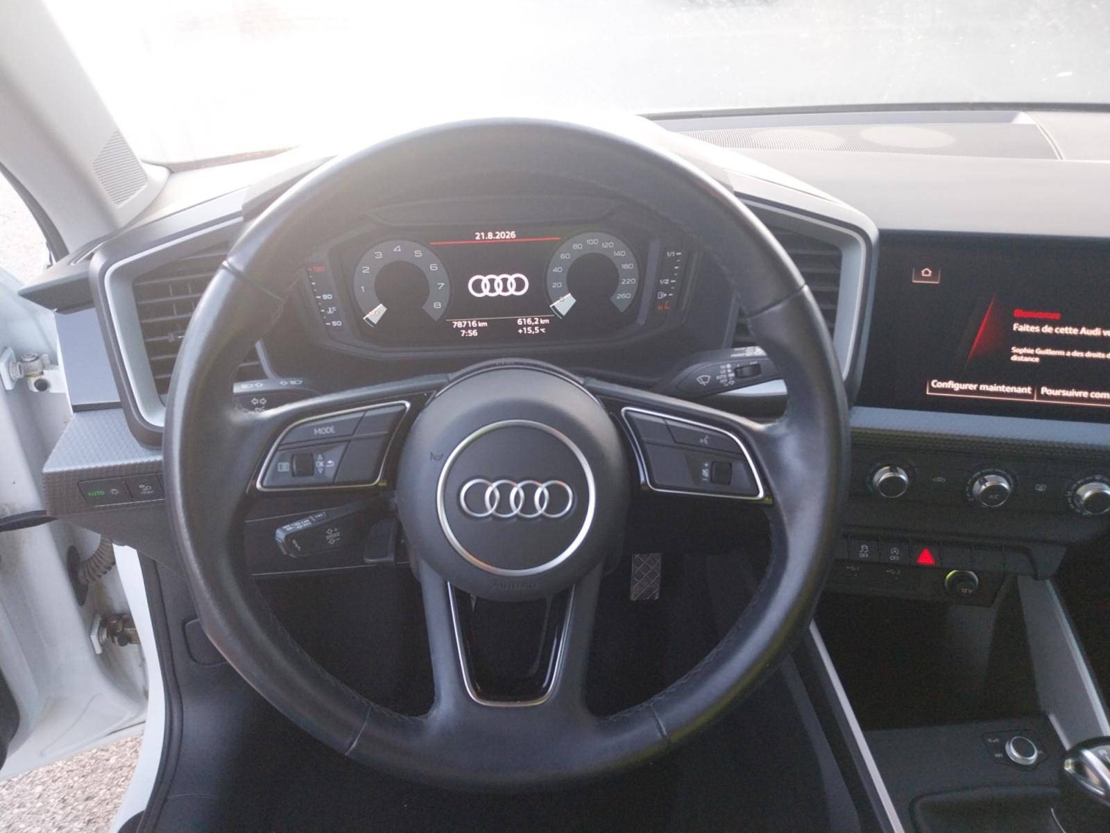 Vente en ligne Audi A1 Sportback  30 TFSI 110 ch BVM6 au prix de 18 999 €