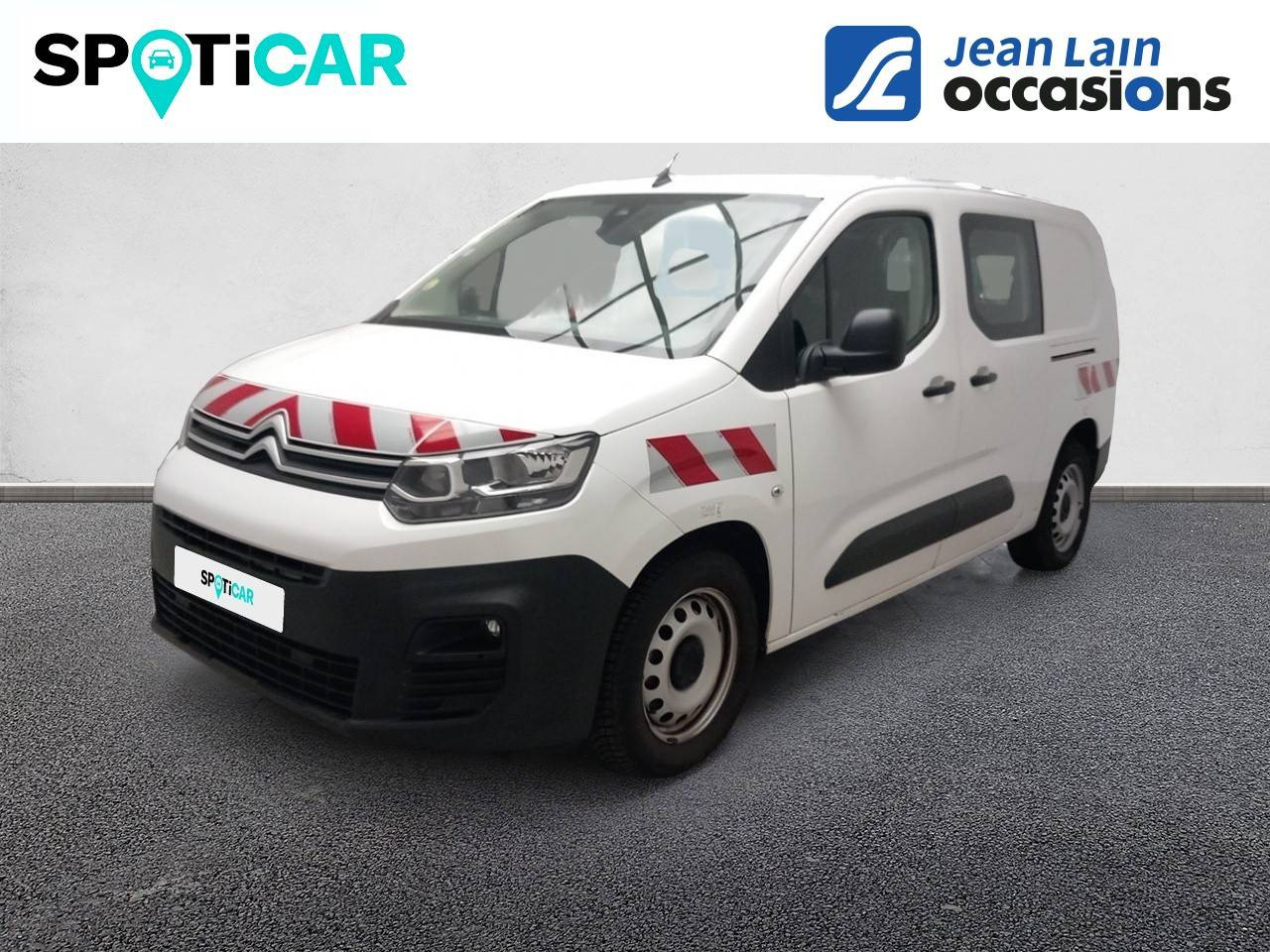 Vente en ligne CITROEN BERLINGO CABINE APPROFONDIE BERLINGO CABINE APPROFONDIE XL BLUEHDI 100 S&S BVM5 CONTROL de 2020 au prix de 17 474 €