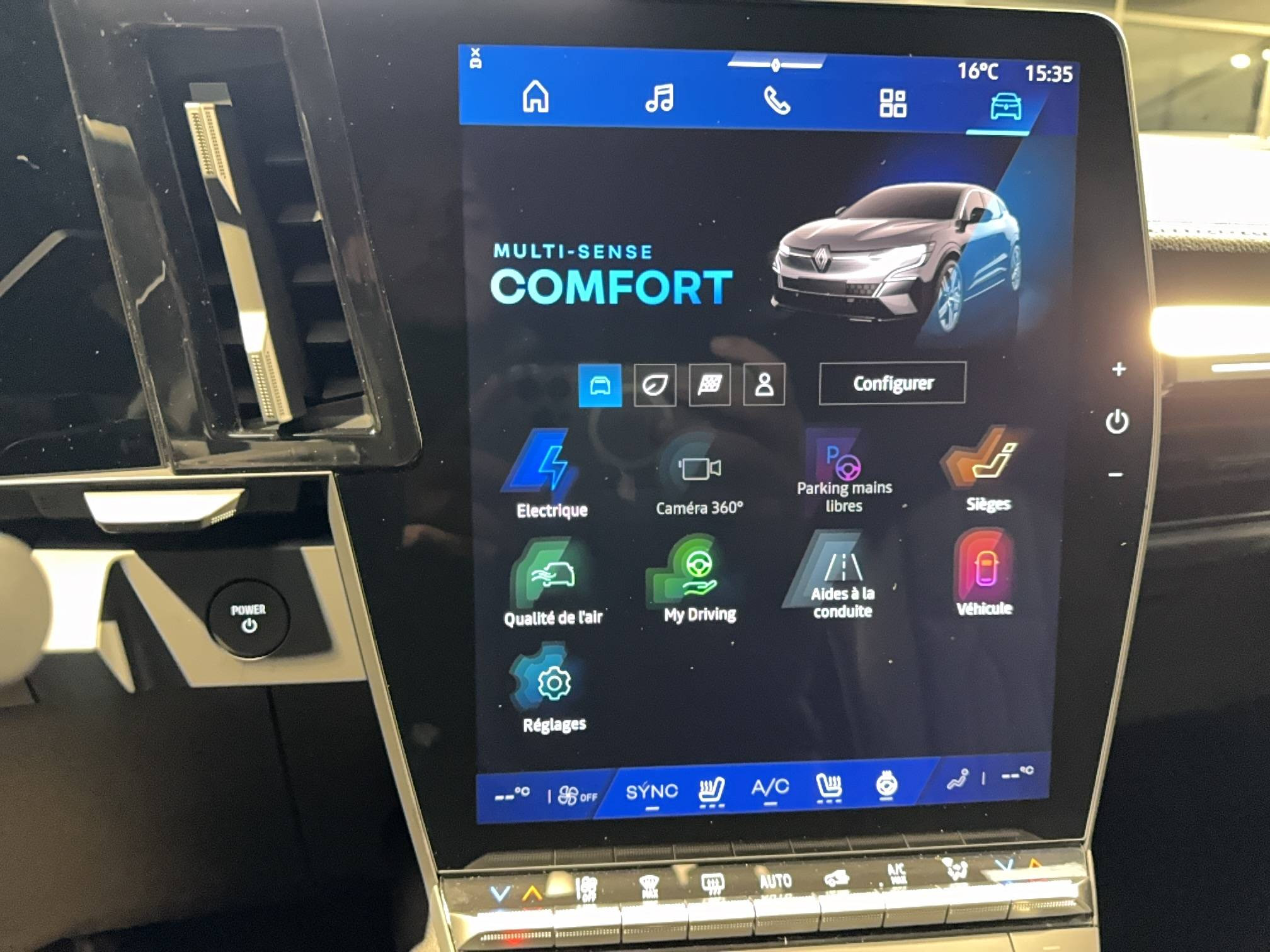 Vente en ligne Renault Megane E-Tech  220 ch autonomie confort GSR2 au prix de 36 490 €