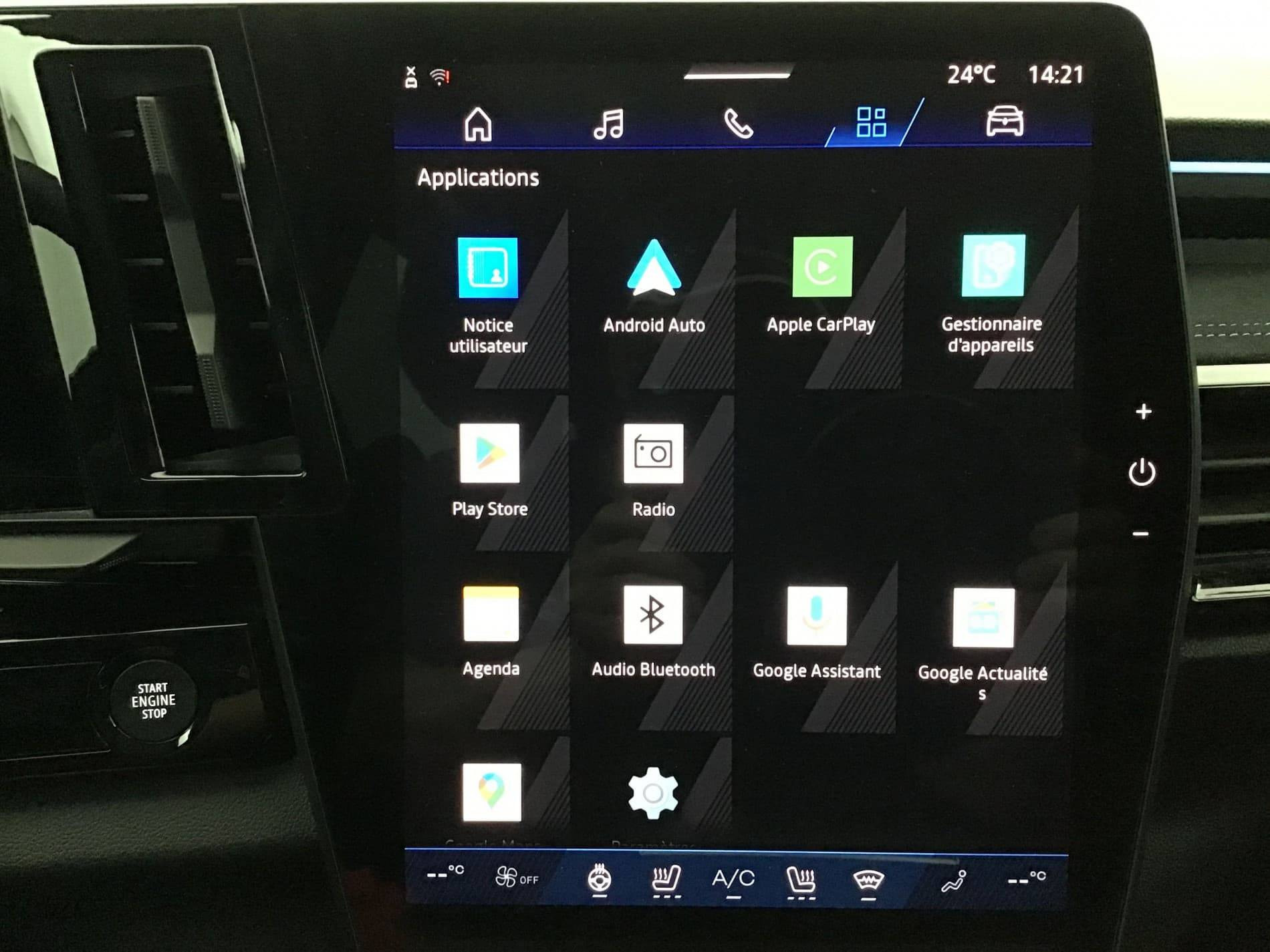 Vente en ligne Renault Espace Espace E-Tech full hybrid 200 GSR2 au prix de 37 990 €