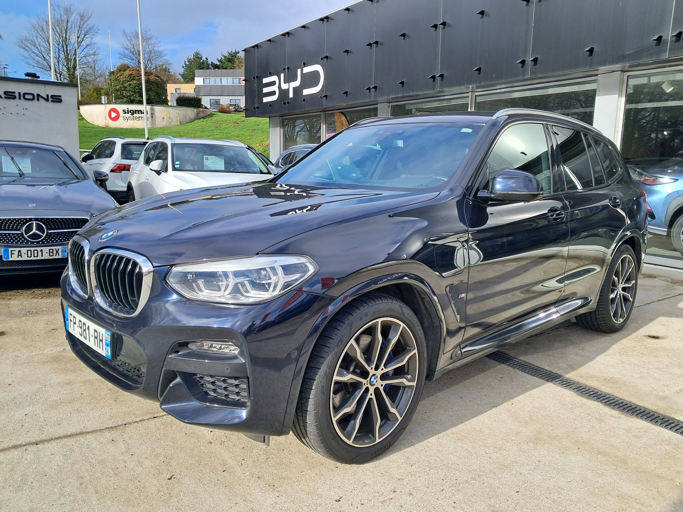 Bmw X3 X3 xDrive 30e 292ch BVA8 occasion de 2020 en vente à Quimper