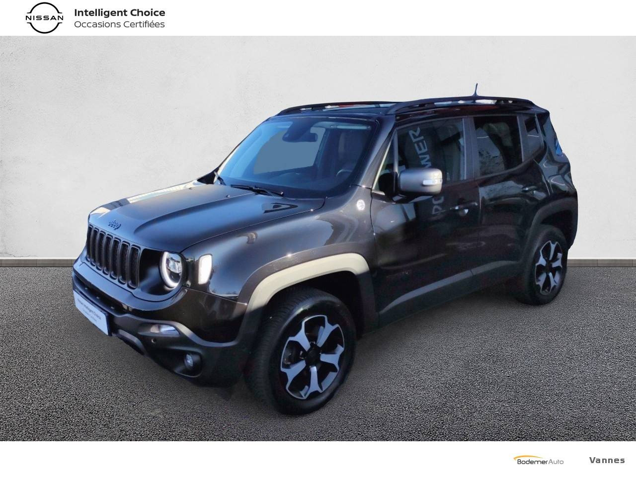 Jeep Renegade  1.3 Turbo T4 240 ch PHEV BVA6 4xe eAWD occasion de 2021 en vente à Vannes