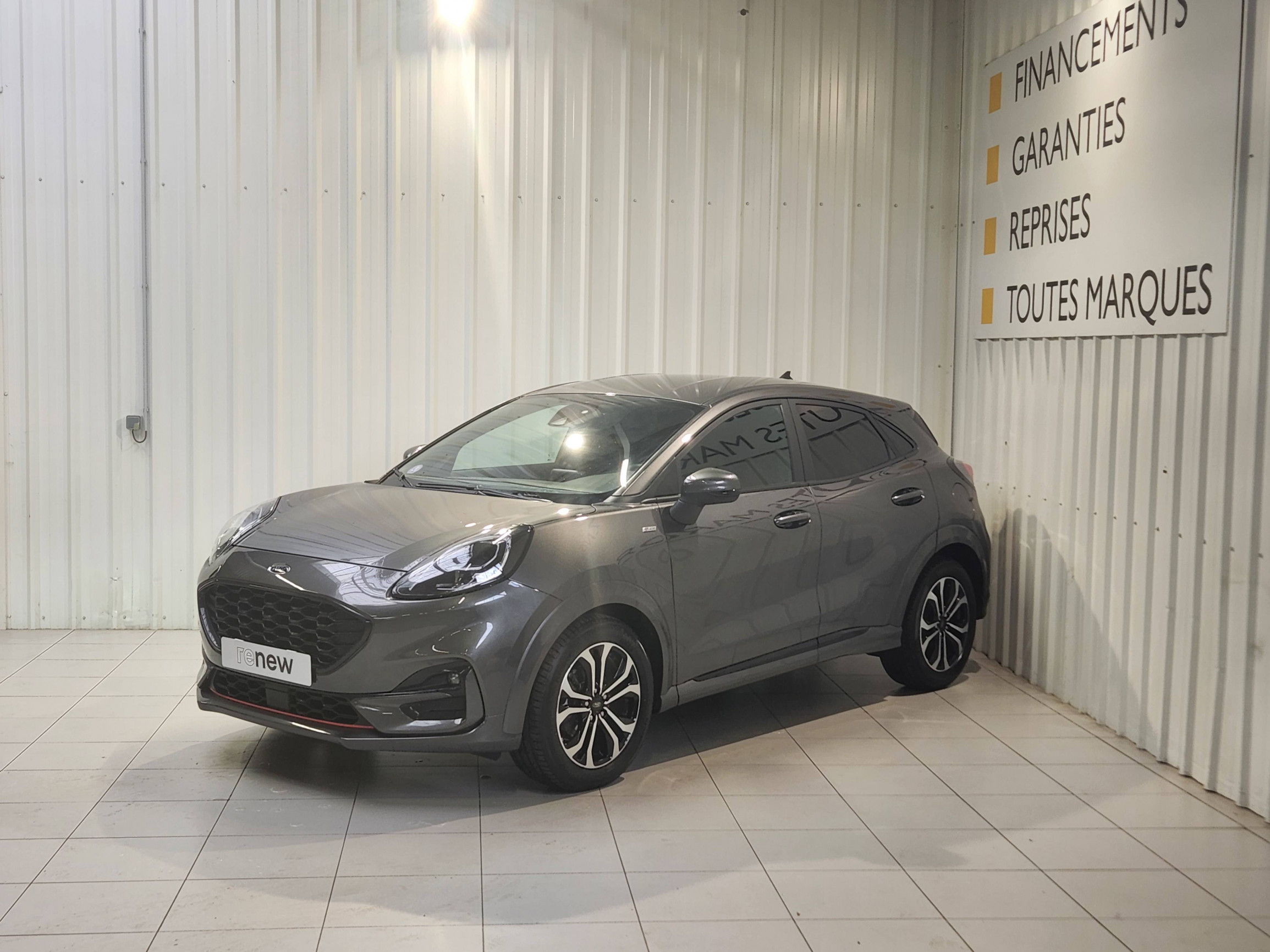 Ford Puma  1.0 Flexifuel 125 ch mHEV S&S BVM6 occasion de 2022 en vente à Morlaix