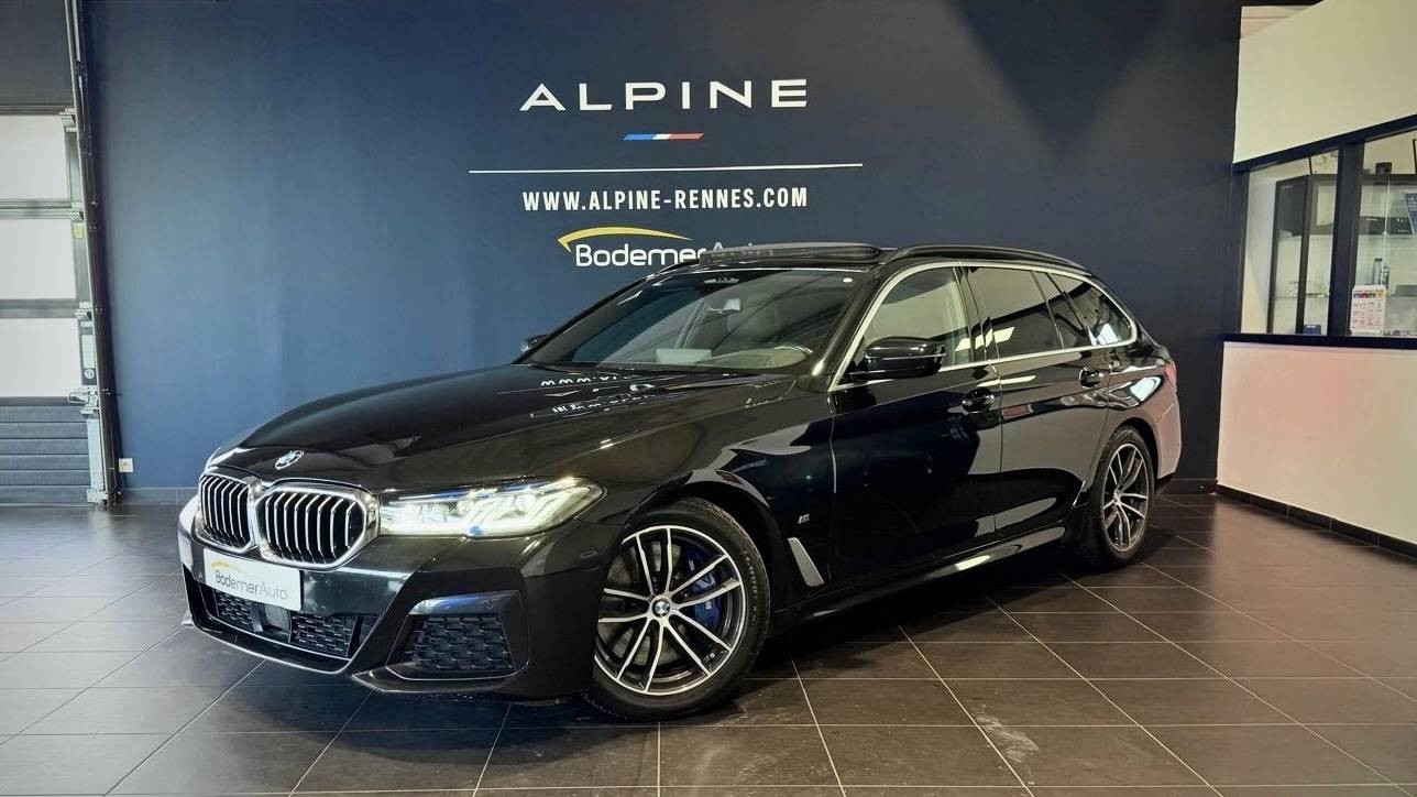 Bmw Série 5 Touring 540d TwinPower Turbo xDrive 340 ch BVA8 occasion de 2021 en vente à Rennes