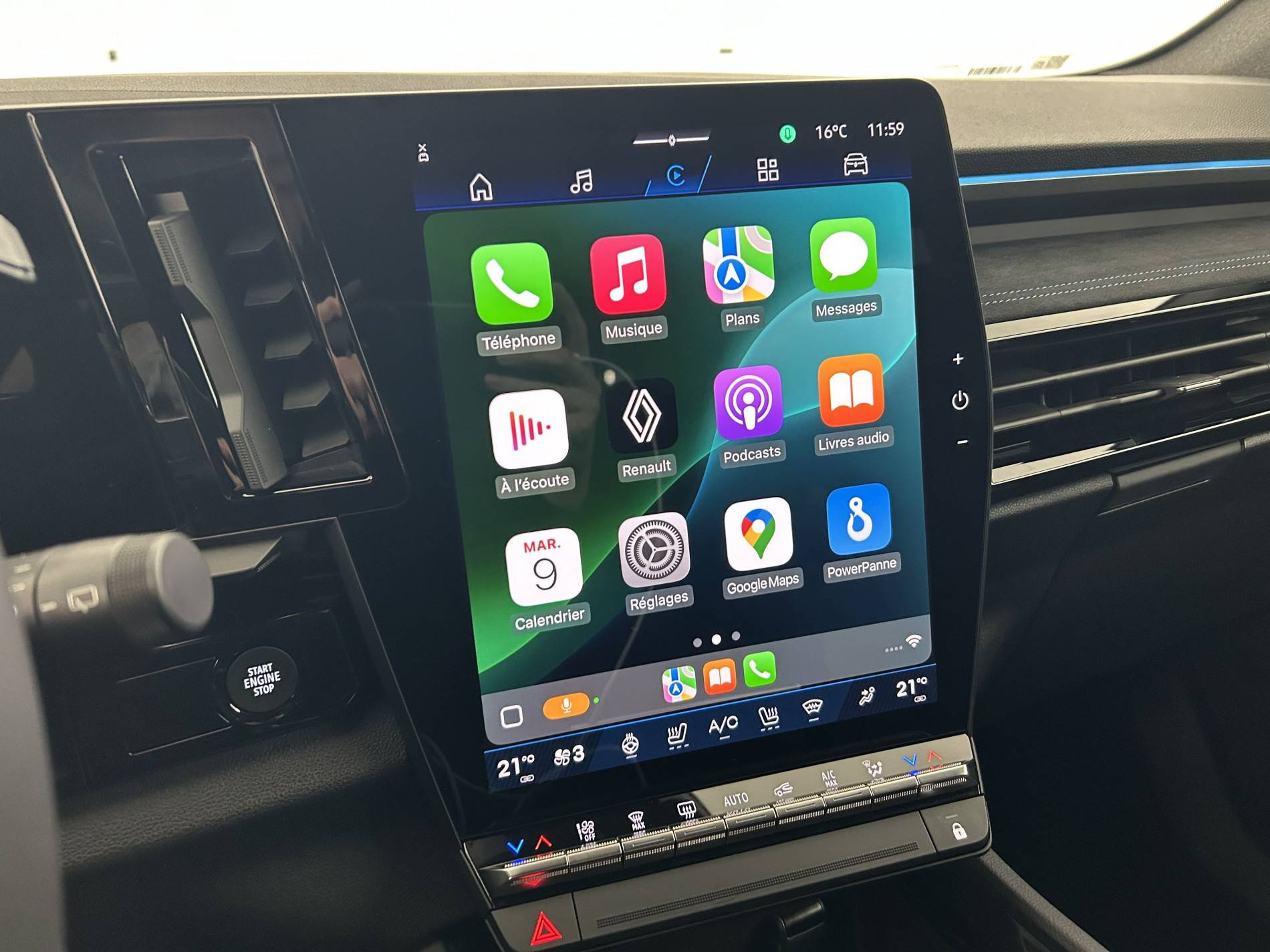 Vente en ligne Renault Espace Espace E-Tech full hybrid 200 GSR2 au prix de 37 991 €