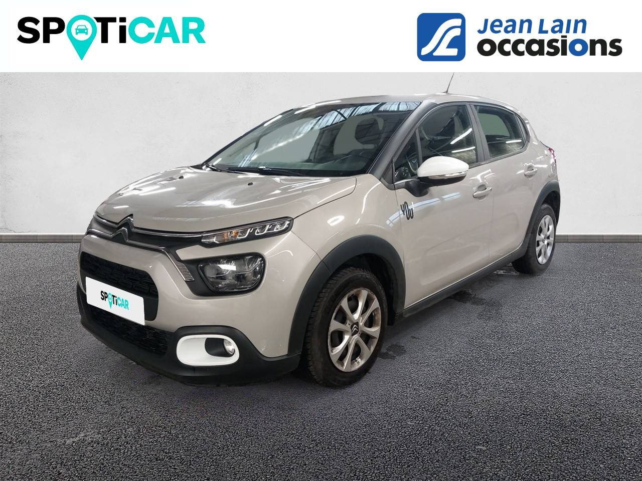 Vente en ligne CITROEN C3 C3 PureTech 83 S&S BVM5 YOU! de 2021 au prix de 8 974 €