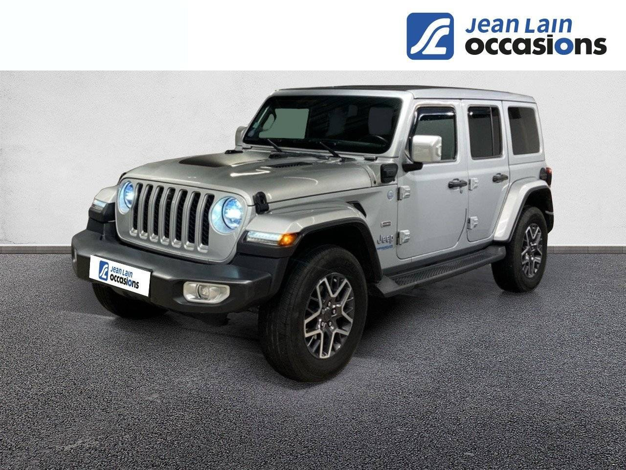 Vente en ligne JEEP WRANGLER Wrangler Unlimited 4xe 2.0 l T 380 ch PHEV 4x4 BVA8 Overland de 2022 au prix de 53 000 €