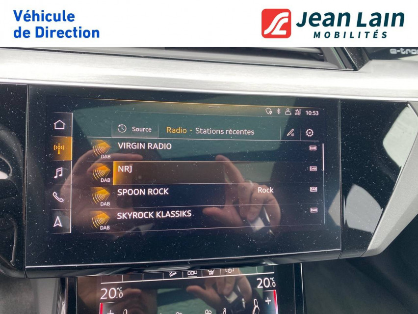 AUDI E-TRON SPORTBACK e-tron Sportback 50 quattro 313 ch S line 24/06/2020
                                                     en vente à La Motte-Servolex - Image n°16