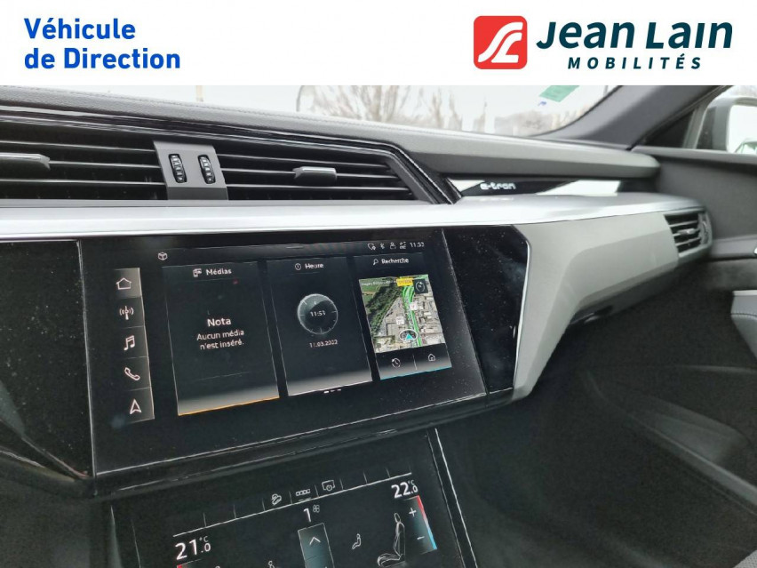 AUDI E-TRON SPORTBACK e-tron Sportback 55 quattro 408 ch S line 09/02/2022
                                                     en vente à La Motte-Servolex - Image n°16