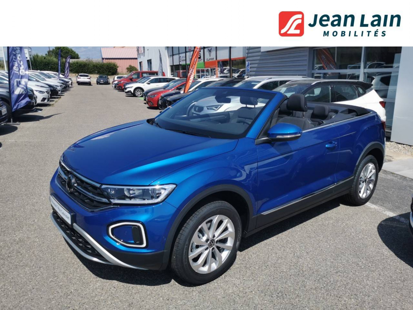 MGM Voiture porteur - Volkswagen T-ROC Bleu pas cher 