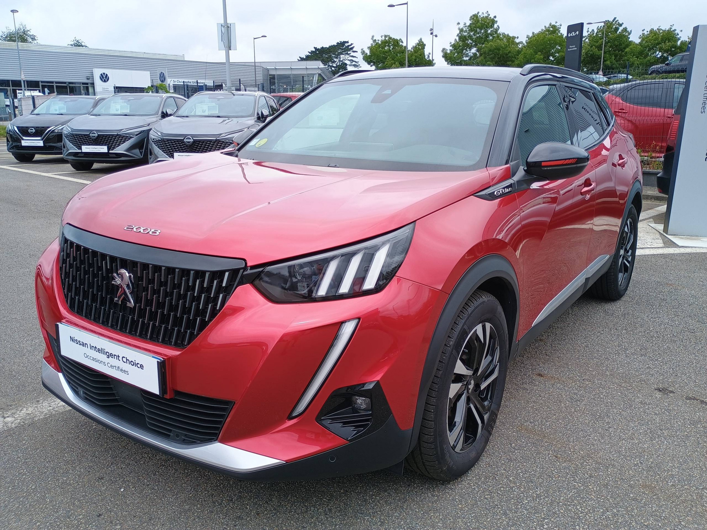 Peugeot 2008  BlueHDi 130 S&S EAT8 occasion de 2020 en vente à Brest