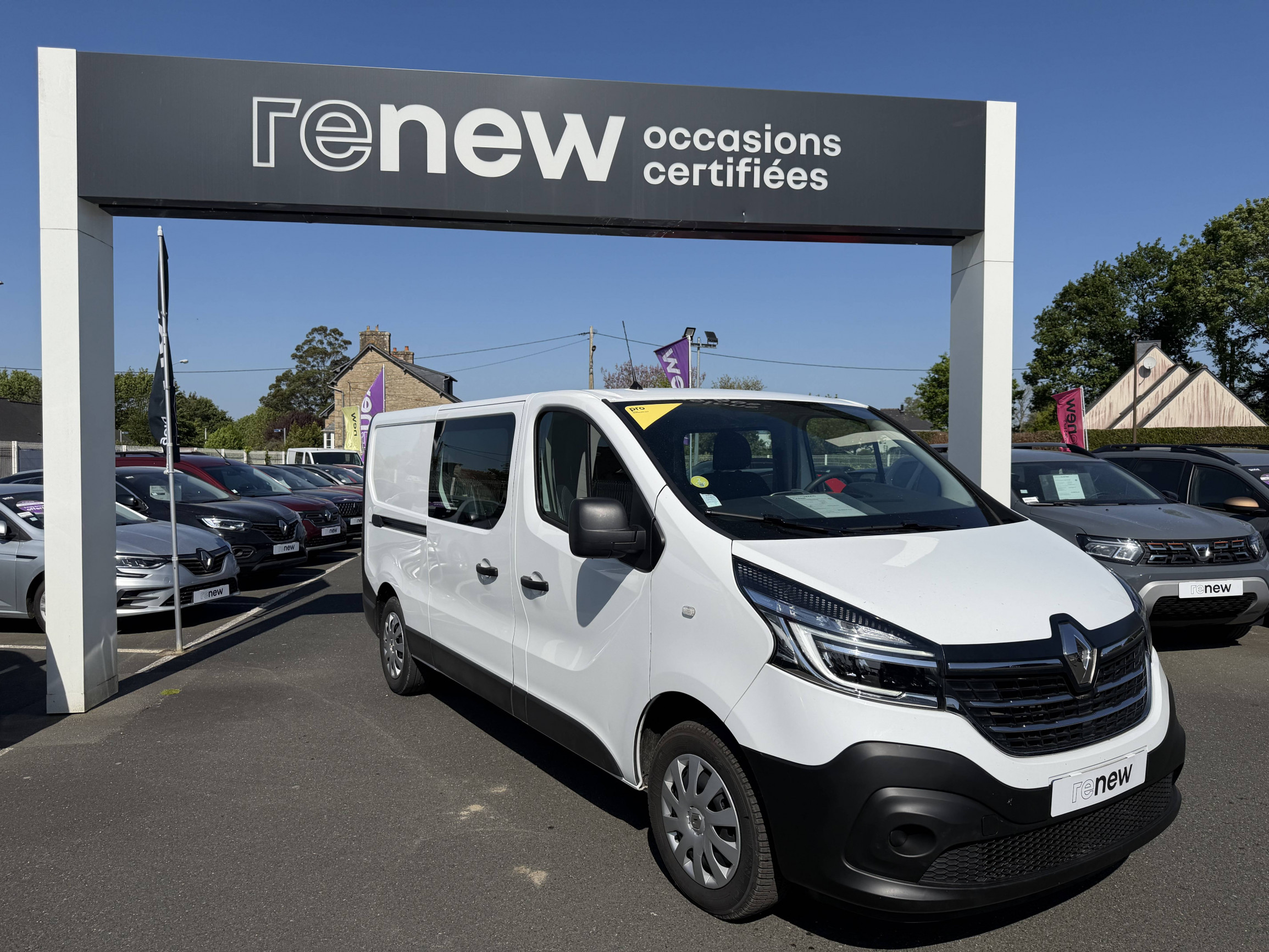 Renault Trafic Cabine Approfondie TRAFIC CA L2H1 1200 KG DCI 120 occasion de 2021 en vente à Lannion