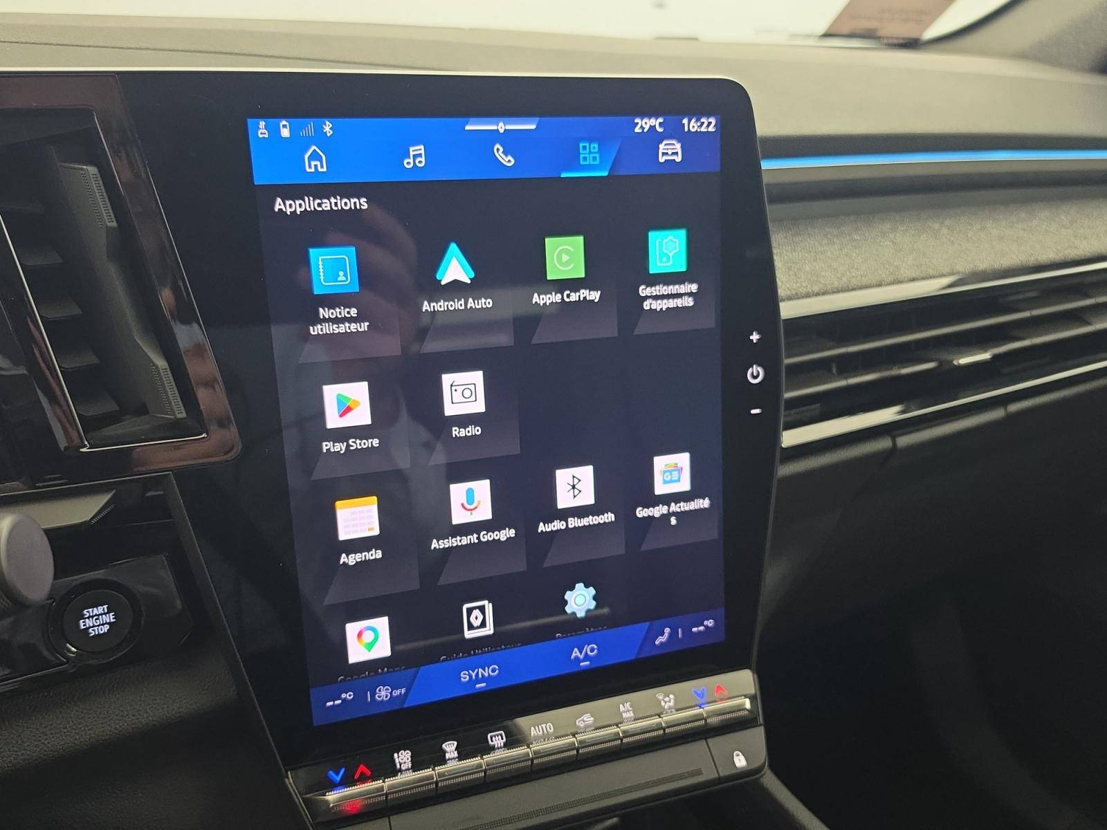 Vente en ligne Renault Espace Espace E-Tech full hybrid 200 GSR2 au prix de 33 890 €