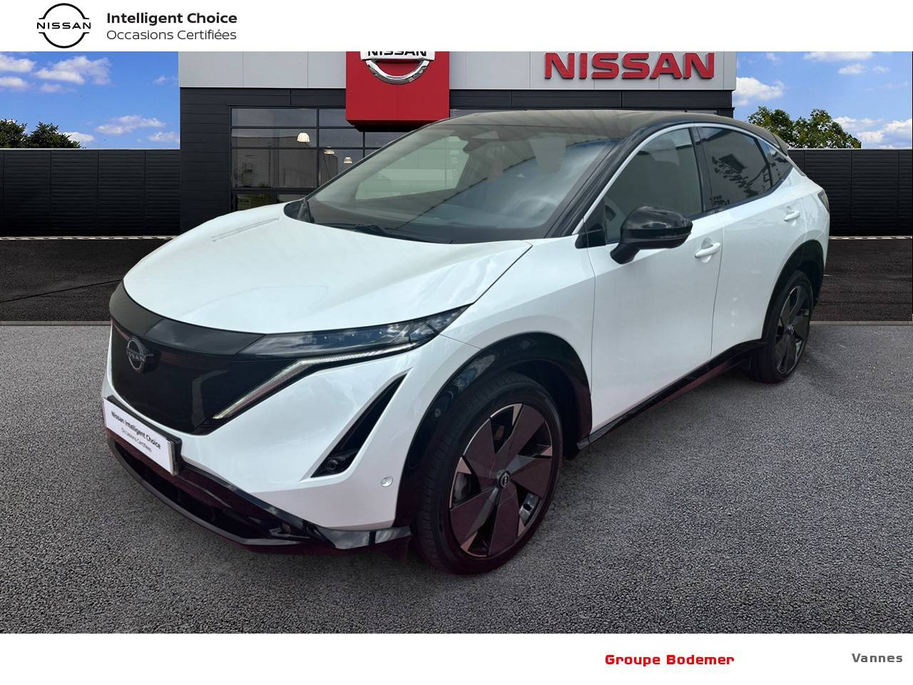 Nissan Ariya  Electrique 87kWh 242 ch occasion de 2022 en vente à Vannes