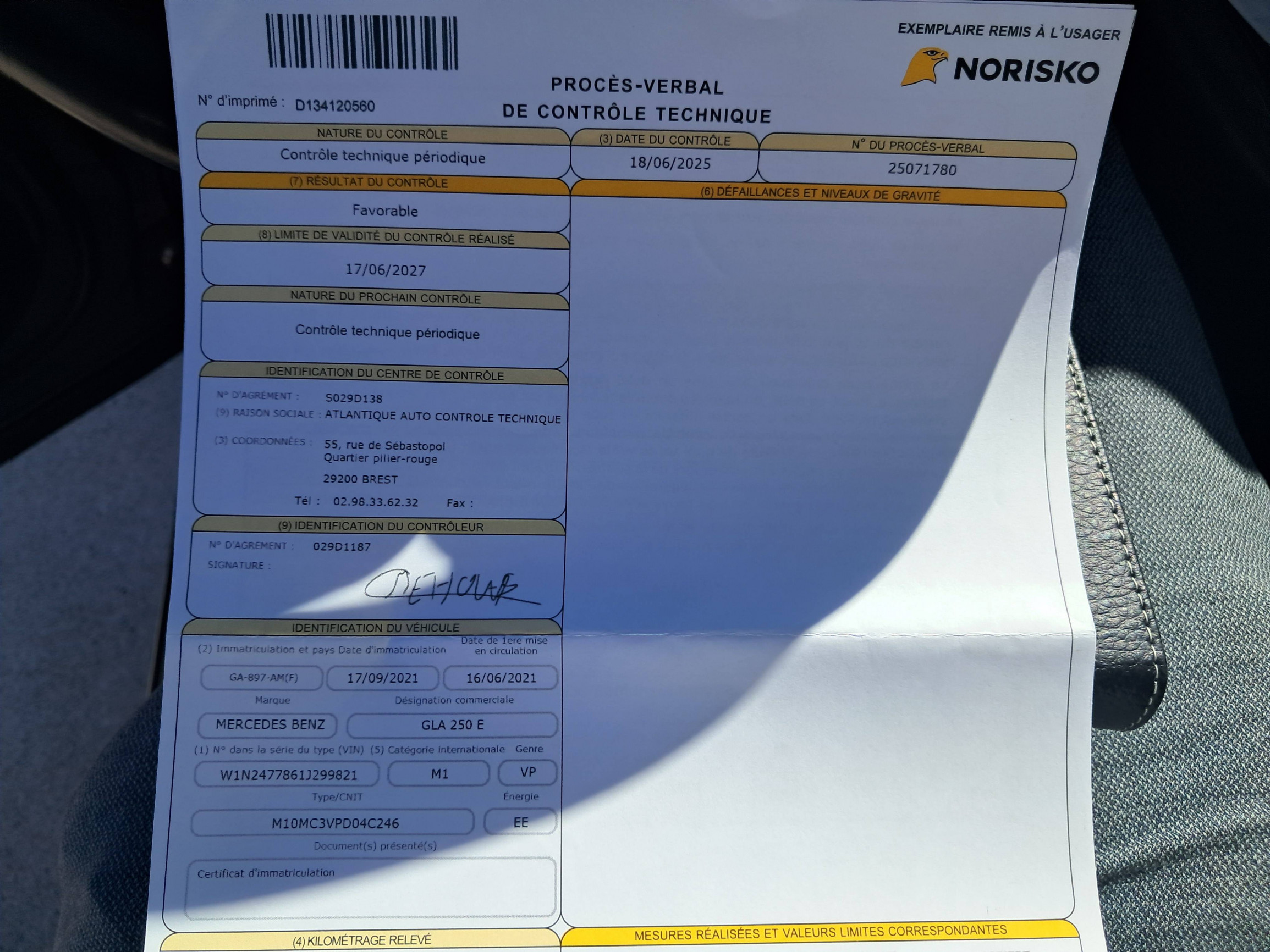 Vente en ligne Mercedes GLA  250 e 8G-DCT au prix de 29 990 €