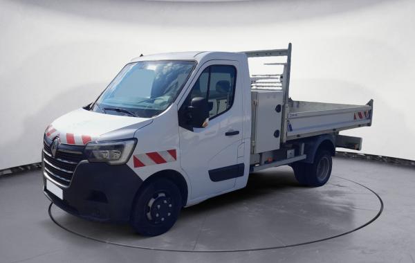 Renault Master 3 Châssis Cabine MASTER BENNE PROPULSION ROUES JUMELEES 3T5 + COFFRE L3 DCI 130 occasion de 2020 en vente à Coutances