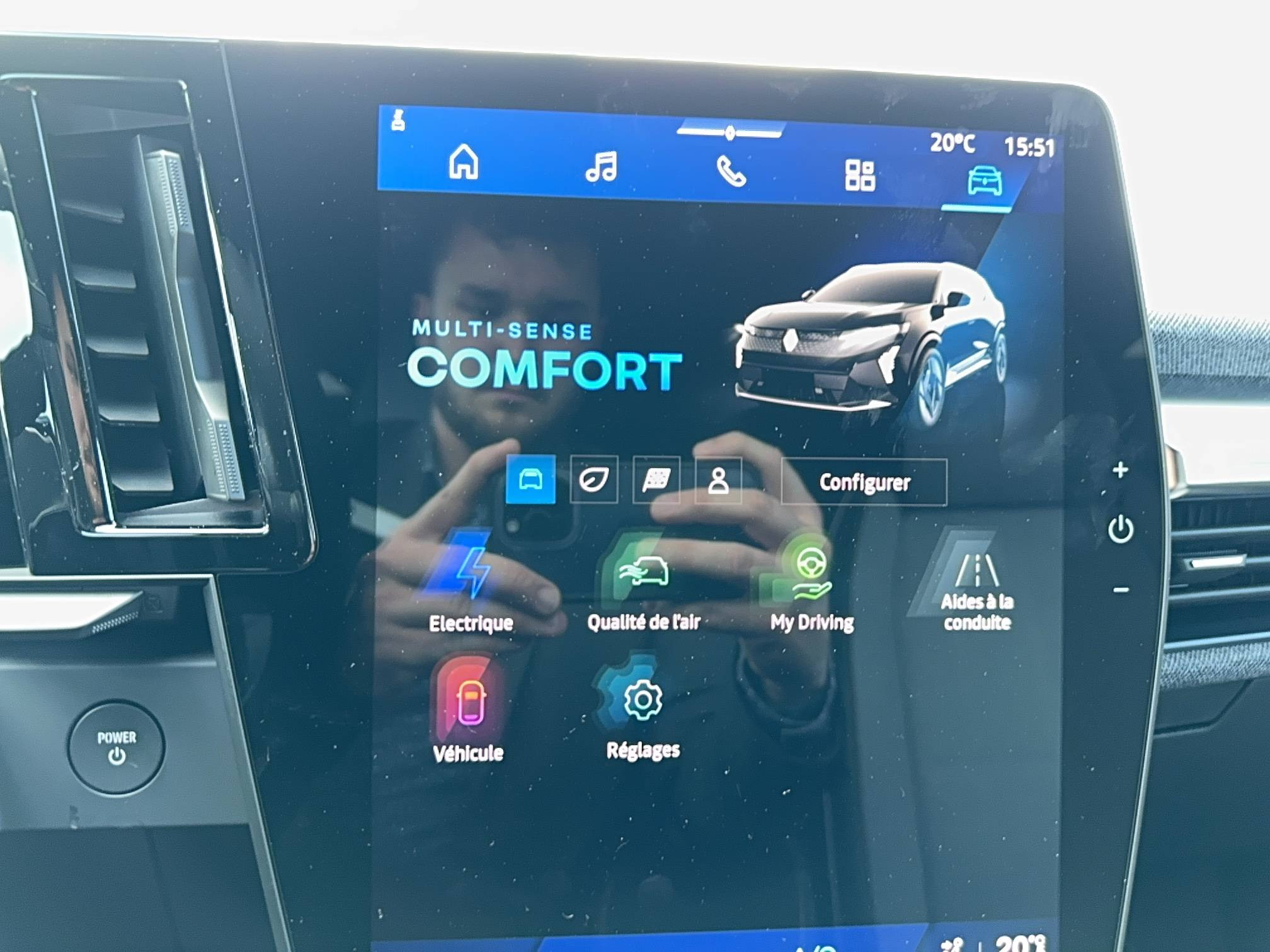 Vente en ligne Renault Scenic E-Tech Scenic E-Tech électrique 170 ch autonomie confort au prix de 39 900 €