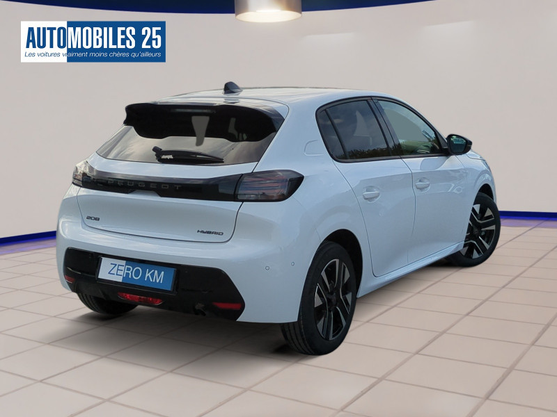 Photo 2 de l'offre de PEUGEOT 208 1.2 HYBRID 100CH ALLURE E-DCS6 - 22 % à 20999€ chez Automobiles 25