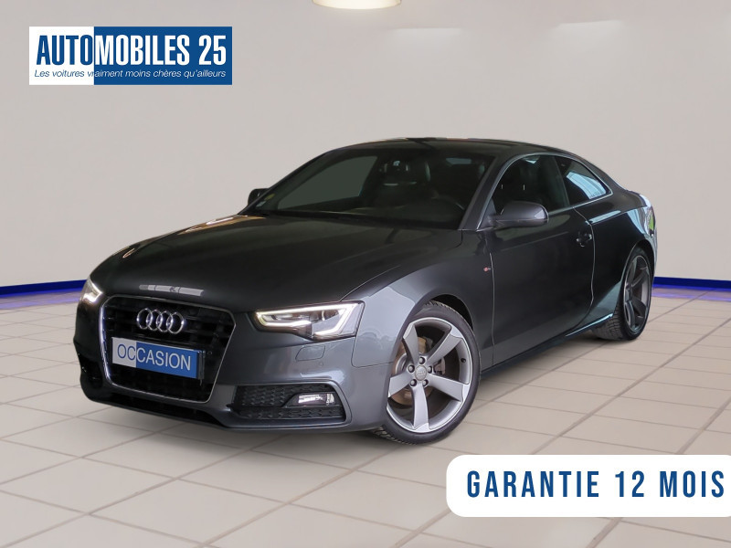 Audi A5 2.0 TDI 190CH CLEAN DIESEL S LINE MULTITRONIC EURO6 Diesel GRIS Occasion à vendre