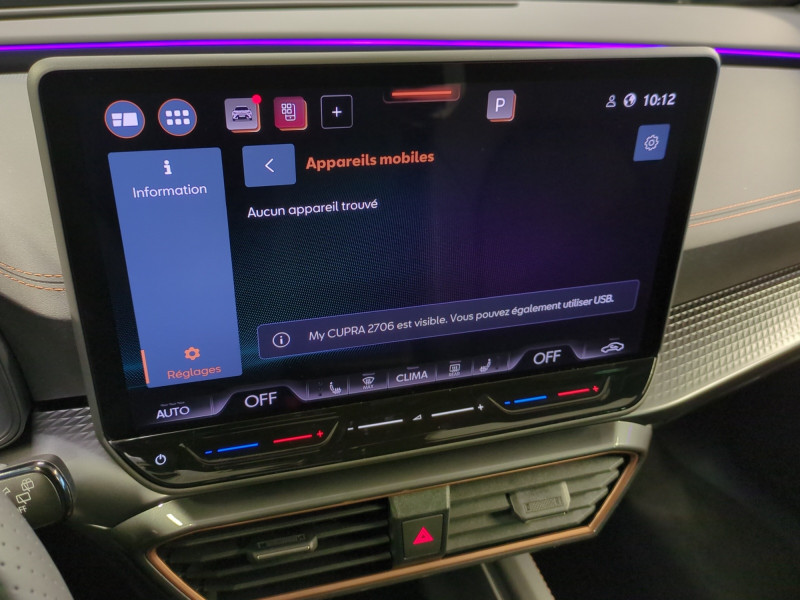 Photo 12 de l'offre de CUPRA FORMENTOR 1.5 ETSI HYBRID 150CH V DSG7 -27% à 33999€ chez Automobiles 25