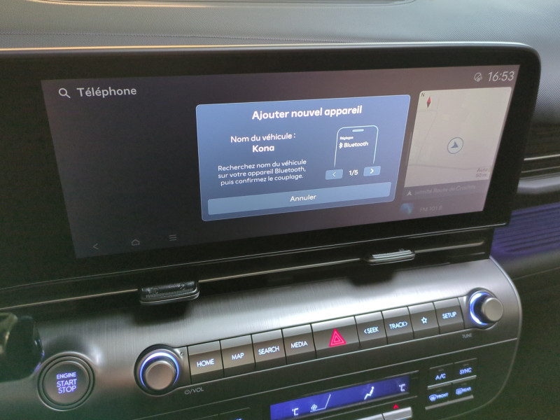 Photo 12 de l'offre de HYUNDAI KONA 1.6 GDI 129CH HYBRID CREATIVE DCT-6 -23% à 29998€ chez Automobiles 25