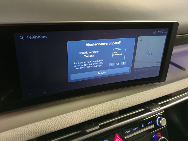 Photo 11 de l'offre de HYUNDAI TUCSON 1.6 T-GDI 215CH HYBRID EXECUTIVE -22% à 39498€ chez Automobiles 25