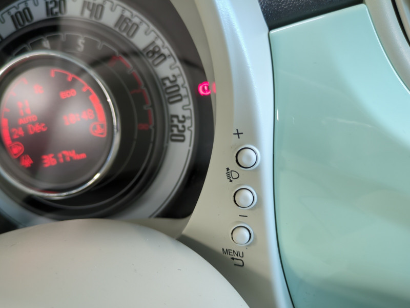 Photo 15 de l'offre de FIAT 500 1.2 8V 69CH S DUALOGIC à 10990€ chez Automobiles 25