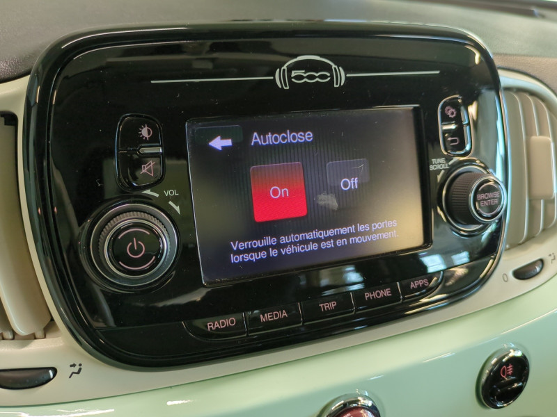 Photo 13 de l'offre de FIAT 500 1.2 8V 69CH S DUALOGIC à 10990€ chez Automobiles 25