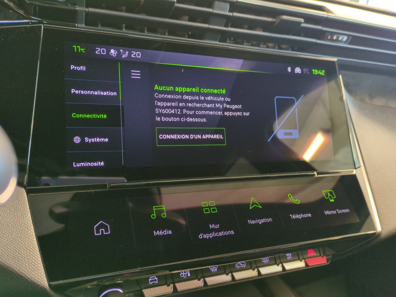 Photo 12 de l'offre de PEUGEOT 308 1.2 HYBRID 136CH GT E-DCS6 -22% à 29998€ chez Automobiles 25