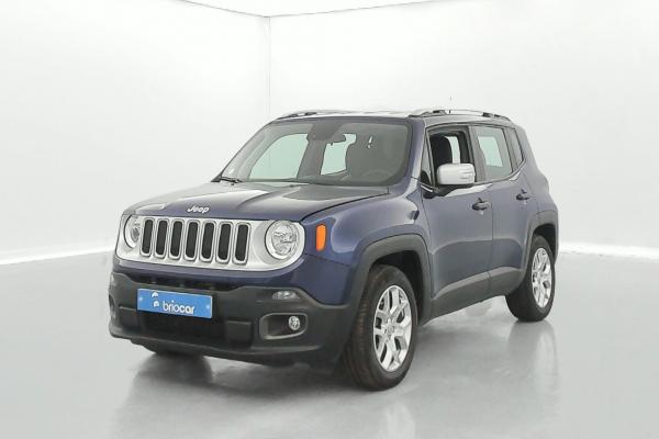 Jeep Renegade 1.6 MultiJet S&S 120ch Limited occasion de 2018 en vente à Rennes
