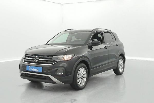 Volkswagen T-Cross 1.0 TSI 110ch Lounge DSG7+options occasion de 2021 en vente à Rennes