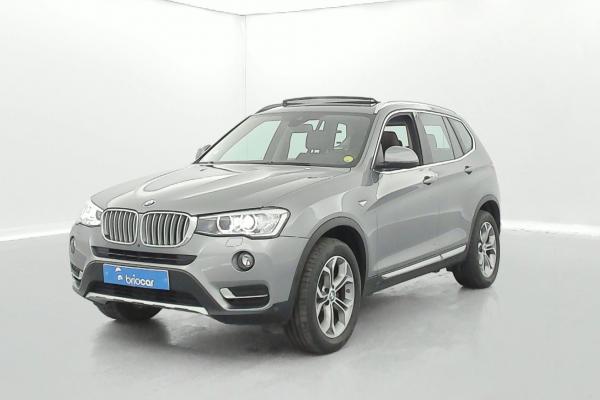 Bmw X3 sDrive18dA 150ch xLine+Toit ouvrant+options occasion de 2017 en vente à Rennes