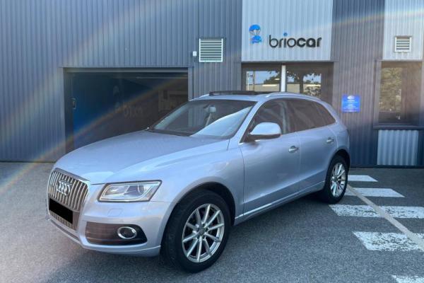 Audi Q5 2.0 TDI 190ch clean diesel Avus Quattro S tronic 7+Toit ouvrant+Options occasion de 2015 en vente à Rennes