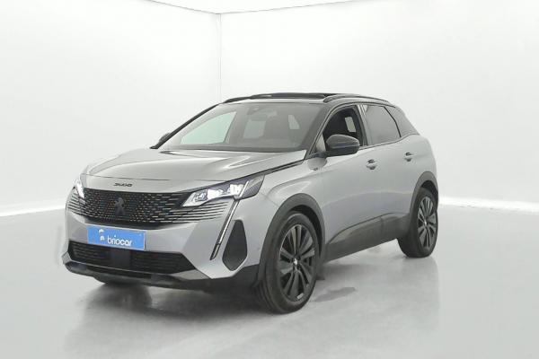 Peugeot 3008 1.5 BlueHDi 130ch GT EAT8 Black pack + toit ouvrant occasion de 2021 en vente à Rennes 1.5 bluehdi