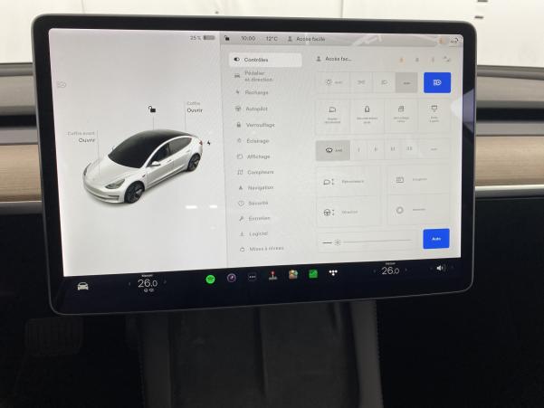 Vente en ligne Tesla Model 3 Standard RWD Plus + Sièges chauffants + Chargeur induction au prix de 39 780 €