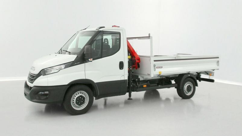 Vente en ligne Iveco Daily Daily III 35S14H 3750 2.3 136ch Benne Alu JPM + Grue PK 2900 au prix de 76 080 €