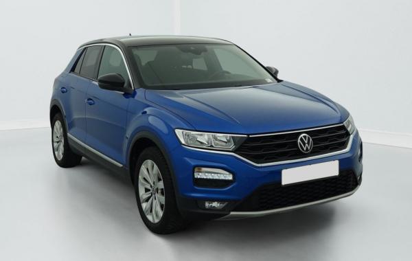 Volkswagen T-Roc 1.5 TSI 150 EVO START STOP BVM6 CARAT occasion de 2021 en vente à Rennes