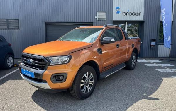 Ford Ranger 2.0 TDCi 213ch Super Cab Wildtrak BVA10 occasion de 2019 en vente à Rennes