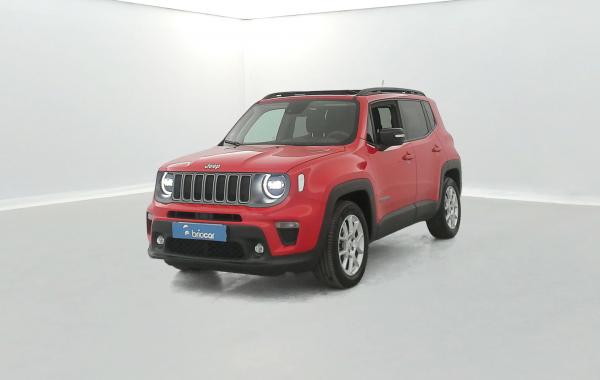 Jeep Renegade 1.5 Turbo T4 130ch MHEV Limited BVR7 Suréquipé + TO occasion de 2023 en vente à Rennes