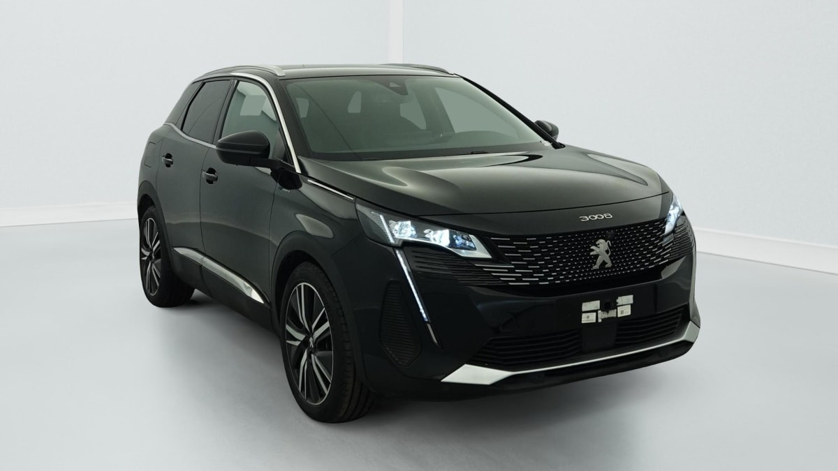 Peugeot 3008 Hybrid4 300 e-EAT8 GT Pack occasion de 2022 en vente à Rennes