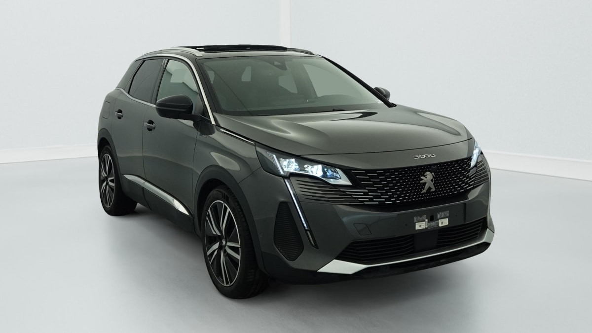 Peugeot 3008 Hybrid 225 e-EAT8 GT Pack occasion de 2022 en vente à Rennes