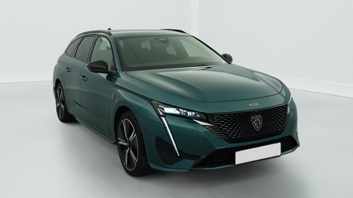 Peugeot 308 SW Hybrid 136 e-DCS6 GT occasion de 2024 en vente à Rennes