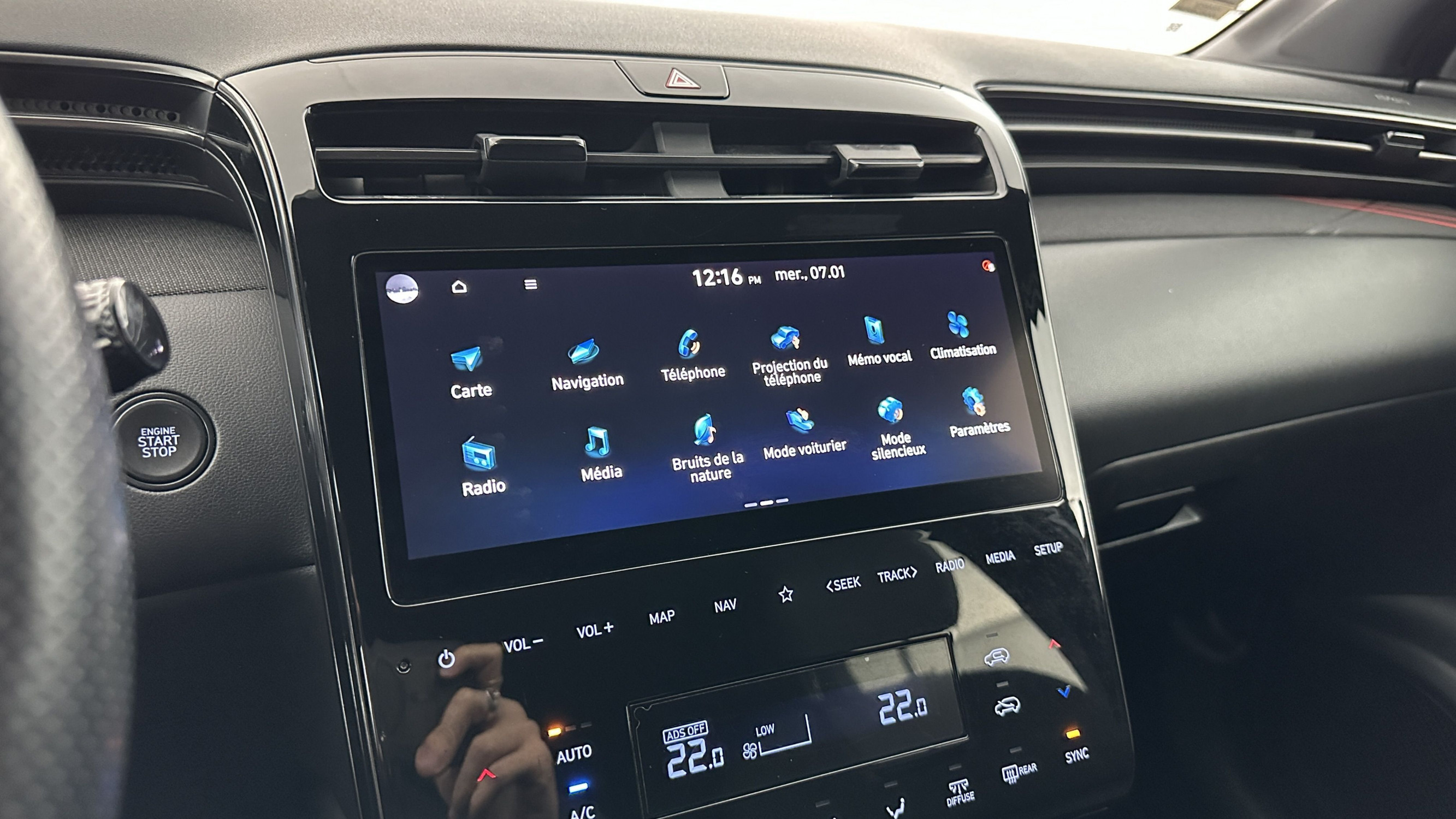 Vente en ligne Hyundai Tucson TUCSON III 1.6 CRDI 136ch Hybrid 48V N-Line Executive DCT7 au prix de 23 400 €