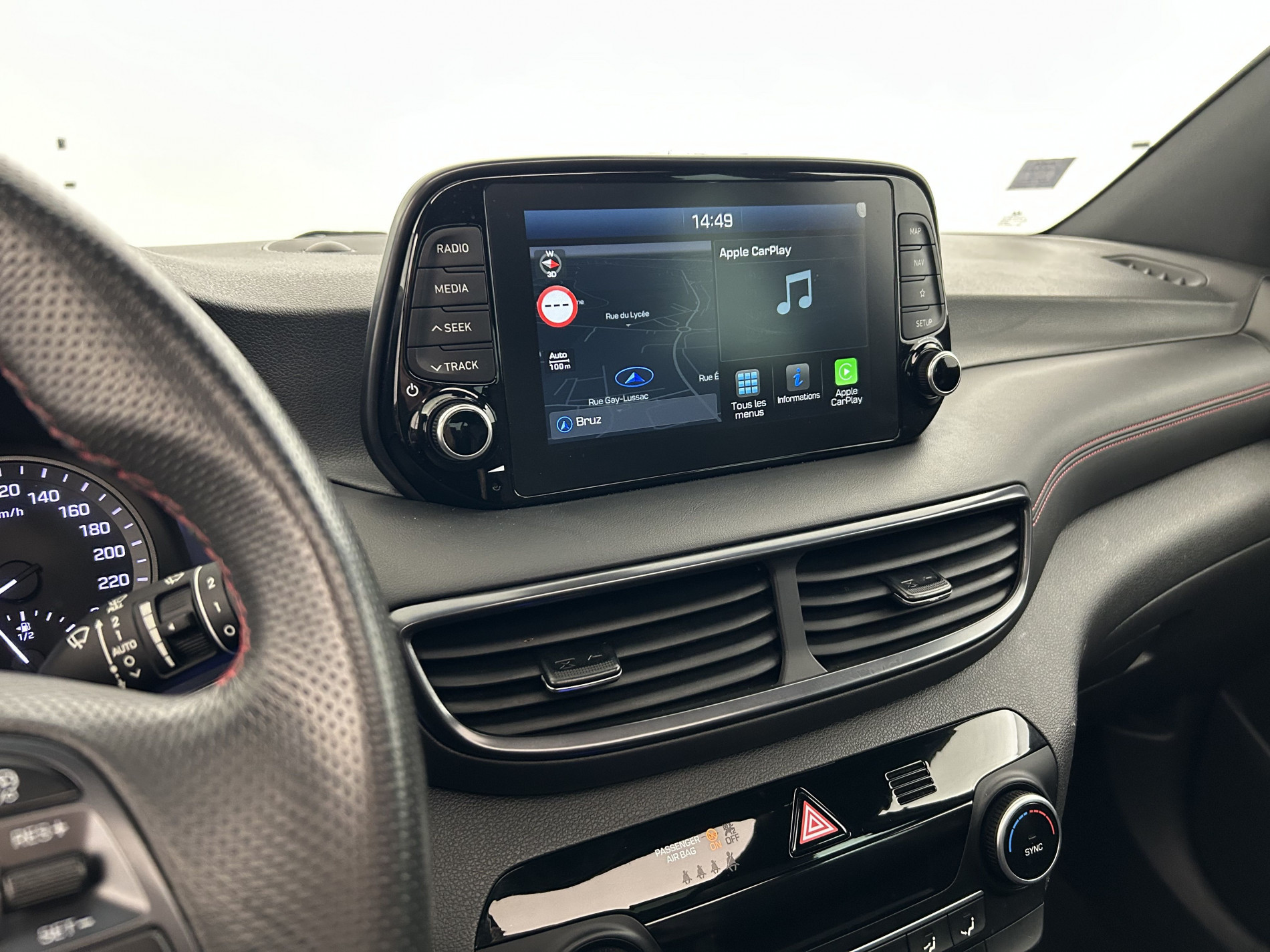 Vente en ligne Hyundai Tucson 1.6 CRDI 136ch Hybrid N Line Edition DCT-7 + Toit ouvrant au prix de 18 780 €