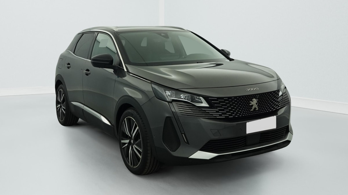 Peugeot 3008 Hybrid4 300 e-EAT8 GT Pack occasion de 2022 en vente à Rennes