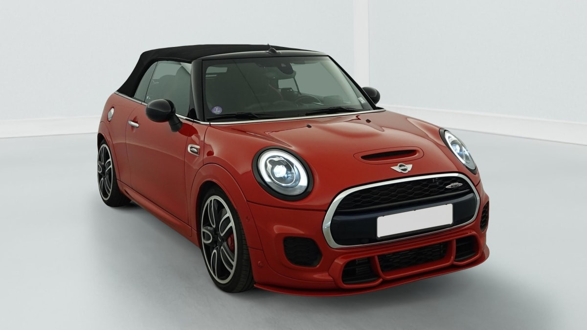 Mini Cabrio 231 CH JOHN COOPER WORKS BVA6 FINITION JCW EXCLUSIVE DESIGN occasion de 2017 en vente à Rennes