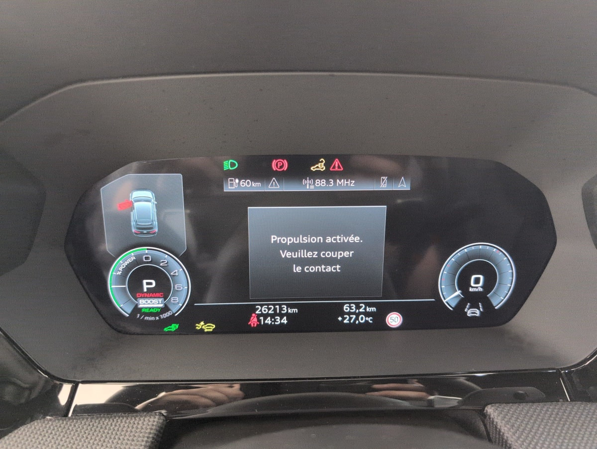 Vente en ligne Audi A3 TFSI e Hybride rechargeable 204 S tronic 6 S line au prix de 35 720 €