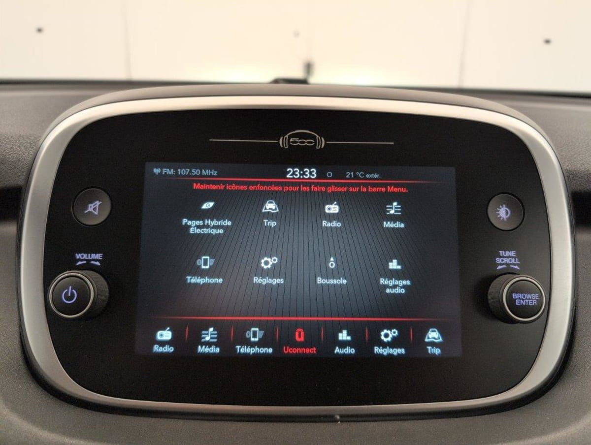 Vente en ligne Fiat 500X 500X 1.5 FireFly 130 ch S S DCT7 Hybrid au prix de 16 770 €