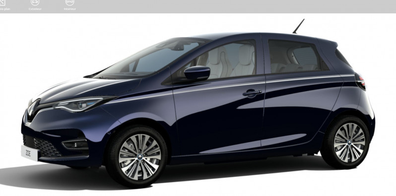 Renault ZOE Exception charge normale R135 Achat Intégral - 20 Electrique Bleu Nocturne Neuf à vendre